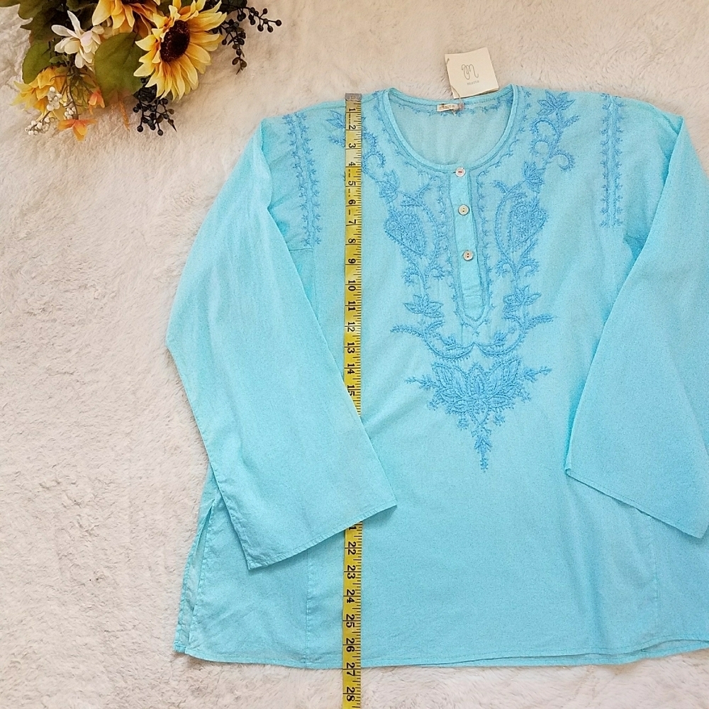 MATTA Embroidered Tunic/Blouse - Picture 4 of 9